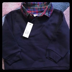 BABY GAP sweater with blouse